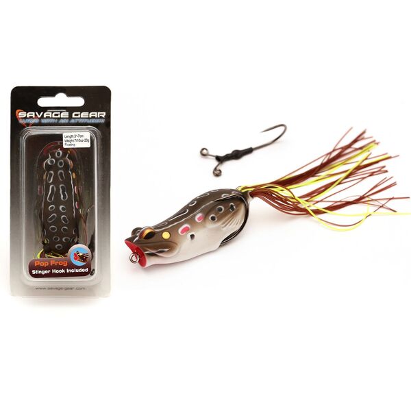 Savage Gear 3D Walk Frog 7cm 20g Brown Frog (62036)