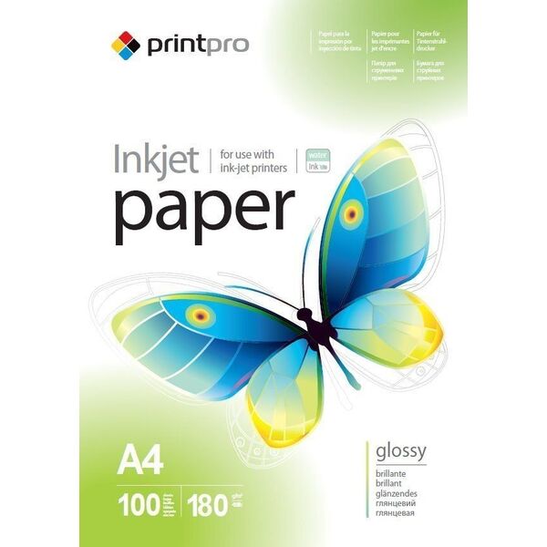 PrintPro Papier fotograficzny do drukarki A4 (PGE180100A4)