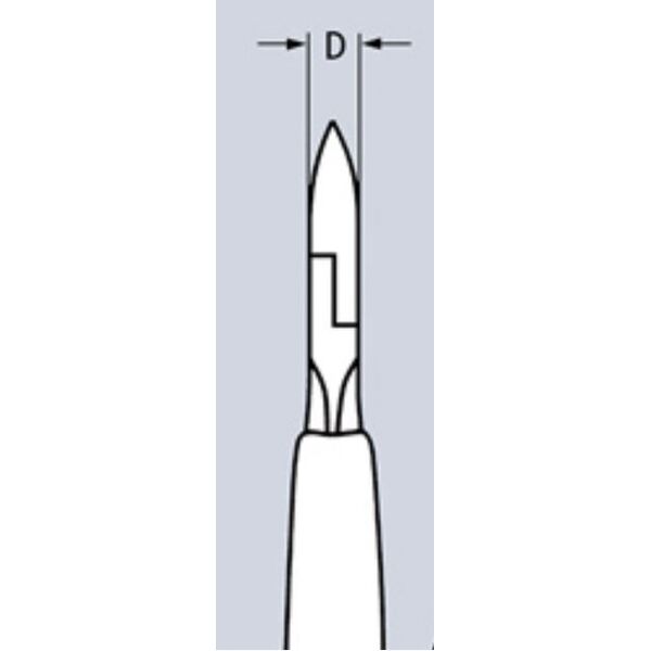 Knipex Szczypce tnące boczne dł.125 mm (76 22 125)
