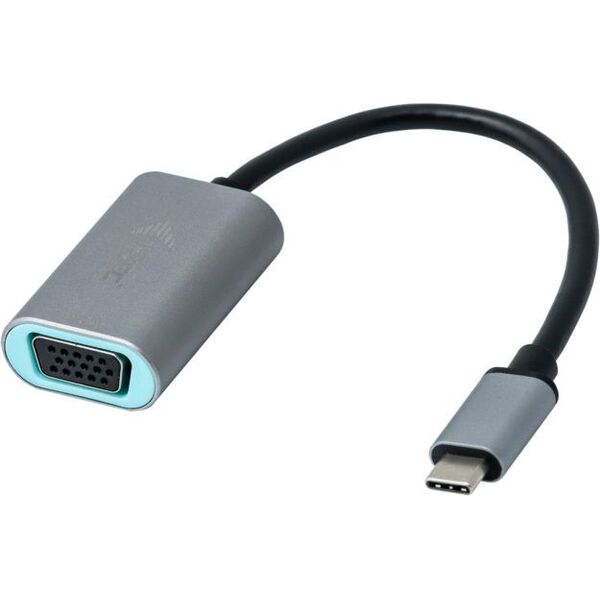 Adapter USB I-TEC USB-C - VGA Srebrny  (C31METALVGA60HZ)