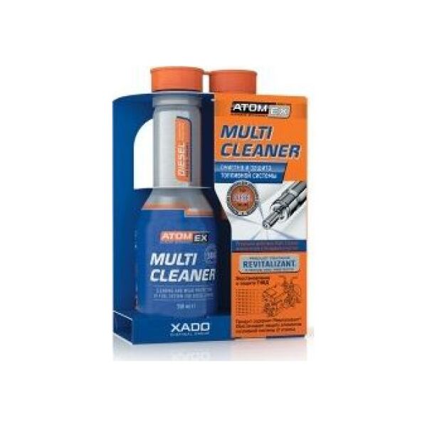 XADO ATOMEX Multi Cleaner kuro sistemos valiklis (Dyzeliui) 250ml.
