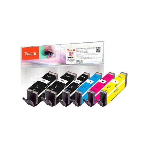 Tusz Peach Tusz PI100-337 / PGI-570/CLI-571 (Photo black, Black, Cyan, Magenta, Yellow)