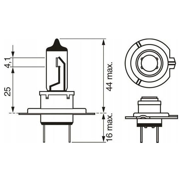 Bosch ŻARÓWKA H7 12V/55W PX26D +120% GIGALIGHT PLUS 120 1 SZT