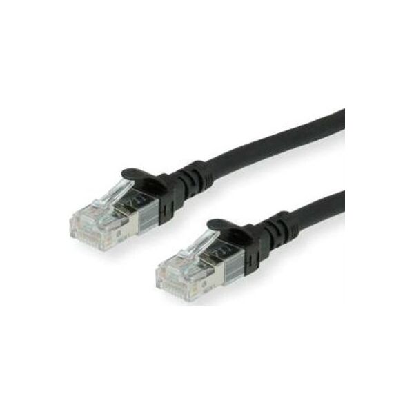 Roline Patchcable - RJ- 45-2 m - UTP - CAT 6 - LSOH-czarny (21.15.2552)