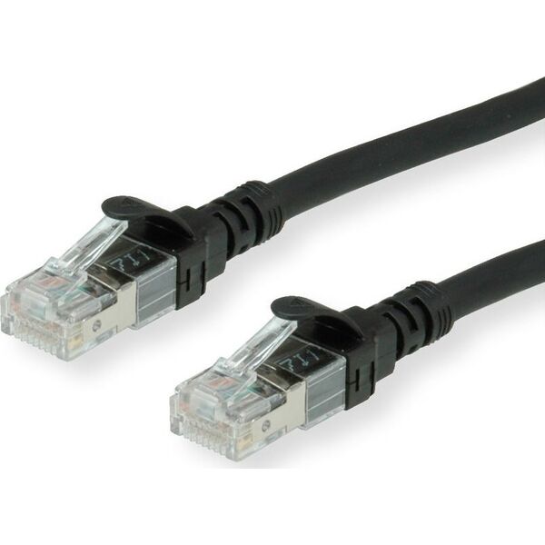 Roline ROLINE - Patch- Cable - RJ- 45 (M) to RJ- 45 (M) - 7.5 m - SFTP - CAT 6a - black (21.15.2856)