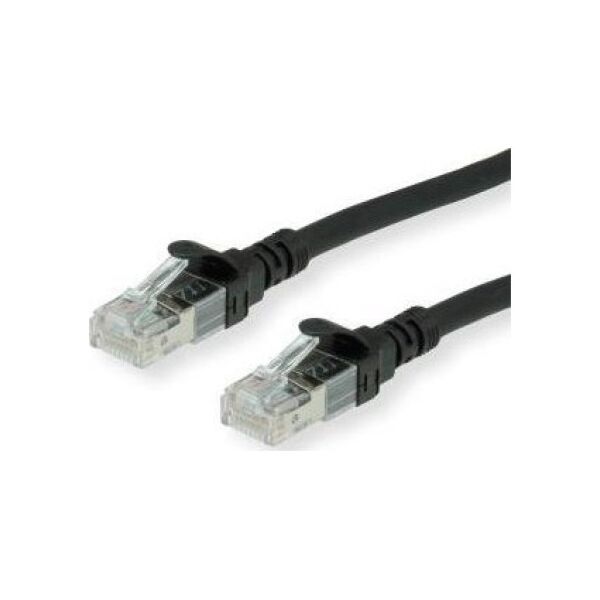 Roline ROLINE - Patch- Cable - RJ- 45 (M) to RJ- 45 (M) - 30 cm - SFTP - CAT 6a - black (21.15.2975)