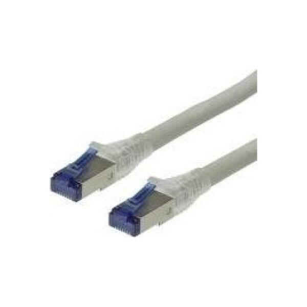 Roline ROLINE - Patch- Cable - RJ- 45 (M) - RJ- 45 (M) - 20 m - SFTP, PiMF - CAT 6a - pressed, Solid, smooth, halogen free - gray (21.15.0874)