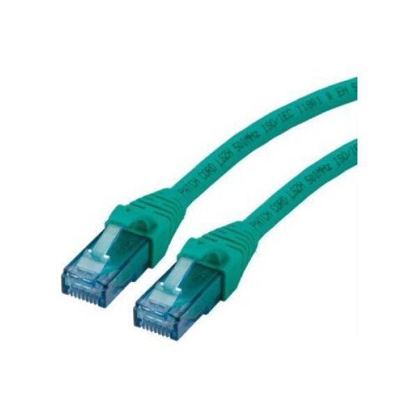 Roline ROLINE - patch cable - RJ-45 (M) to RJ-45 (M) - 10 m - UTP - CAT 6a - halogen-free, molded, stranded - green (21.15.2737)