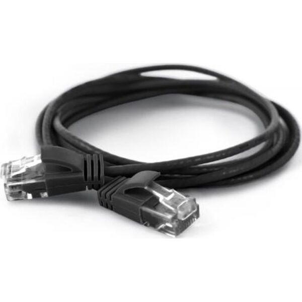 Wantec Wantec wW Patch Cable CAT6A (rand 2,8mm) UTP black 1,50m (7314)