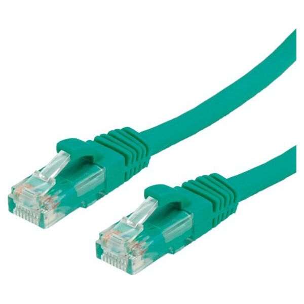 Value VALUE - Patch- Cable - RJ- 45 (M) to RJ- 45 (M) - 20 m - UTP - CAT 6a - shaped, without Haken - green, RAL 6016 (21.99.1449)