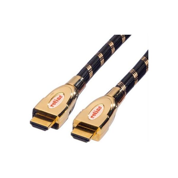 Kabel Roline HDMI - HDMI 3m złoty (JAB-3027870)