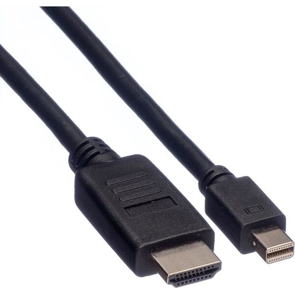Kabel Roline DisplayPort Mini - HDMI 3m czarny (JAB-2600814)