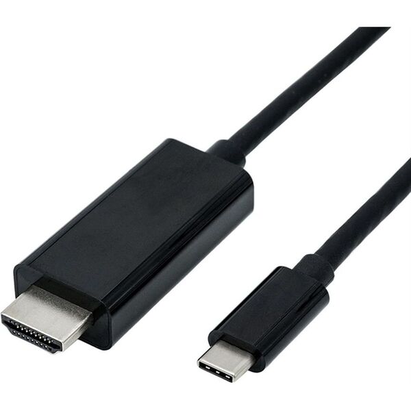 Kabel USB Roline USB-C - HDMI 1 m Czarny (JAB-3752629)