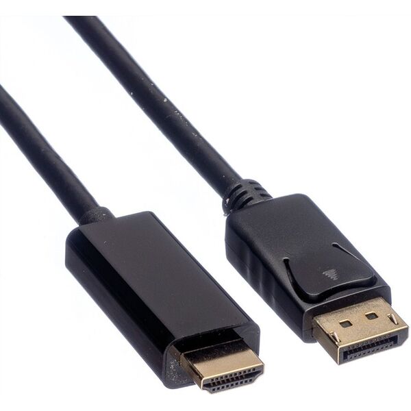 Kabel Roline DisplayPort - HDMI 1m czarny (JAB-3360274)