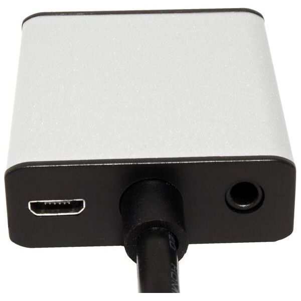 Adapter AV Value HDMI - D-Sub (VGA) + Jack 3.5mm srebrny (12.99.3119)