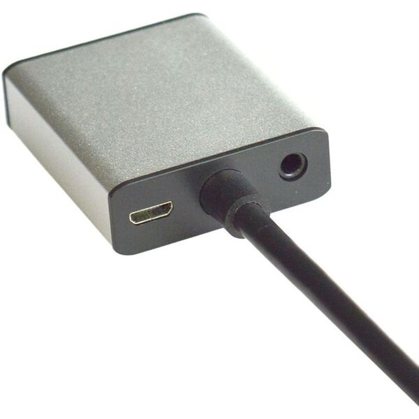 Adapter AV Value HDMI - D-Sub (VGA) + Jack 3.5mm srebrny (12.99.3119)