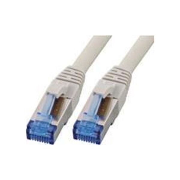 M-CAB Kabel sieciowy S / FTP (S-STP) szary 0,25 m Cat6a (3810)