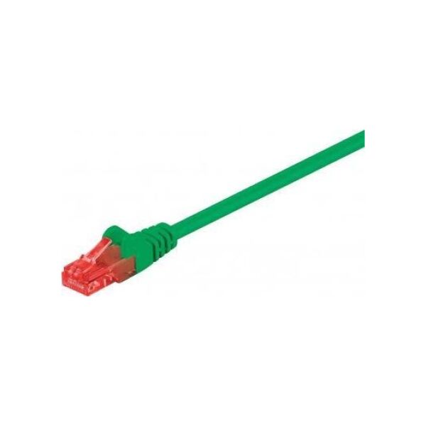 Goobay Wentronic Goobay CAT 6 Patch Cable, U/UTP, green, 1 m - CCA coppergemisch (68440)
