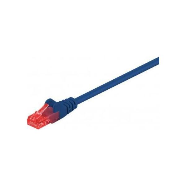 Goobay Wentronic Goobay CAT 6 Patch Cable, U/UTP, blue, 0.5 m - CCA coppergemisch (68432)