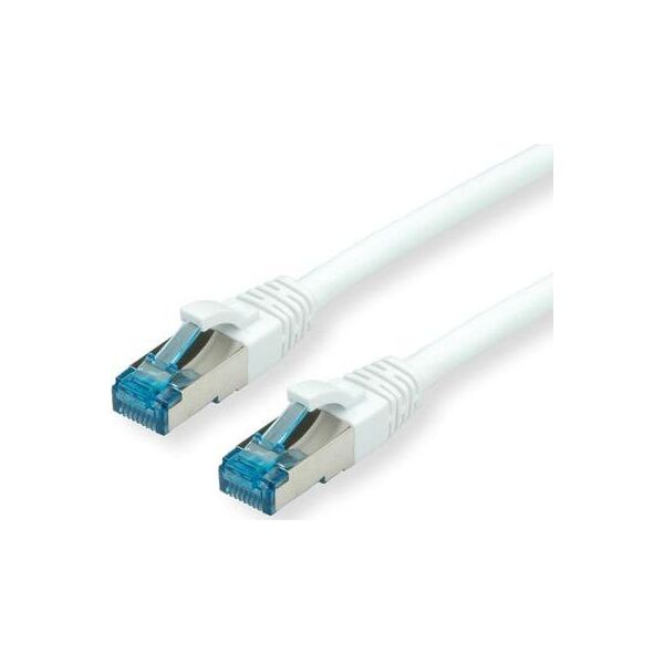 Value Patchcable - RJ-45- 2m - SFTP, PiMF - CAT 6a - bezhalogenowy - biały (21.99.1972)
