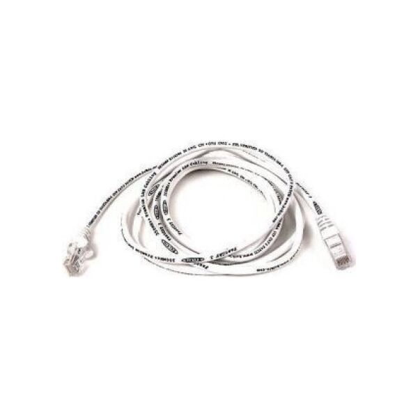Goobay Wentronic Goobay - Patch- Cable - RJ- 45 (M) - RJ- 45 (M) - 25cm - Foiled Unshielded Twisted Pair (F/UTP) - CAT 5e - pressed, smooth, 90- Degree- connection - white (94176)