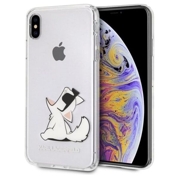 Karl Lagerfeld Karl Lagerfeld KLHCI65CFNRC iPhone Xs Max hardcase transparent Choupette Fun