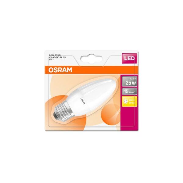 Osram LED STAR LAS B 25 FR 3W/2700K E27 15000h