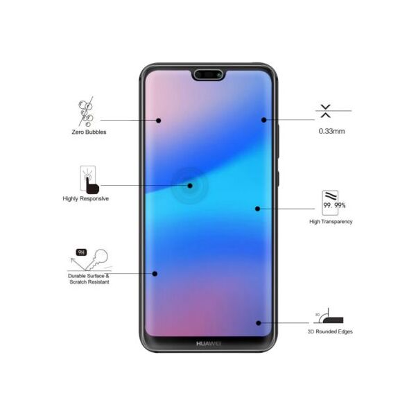 Eiger 3D E2E szkło ochronne dla Huawei P20 lite