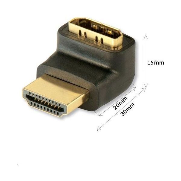 Adapter AV Lindy HDMI - HDMI czarny (41086)