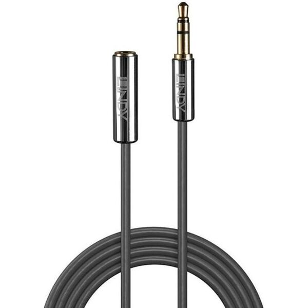 Kabel Lindy Jack 3.5mm - Jack 3.5mm 2m srebrny (35328)