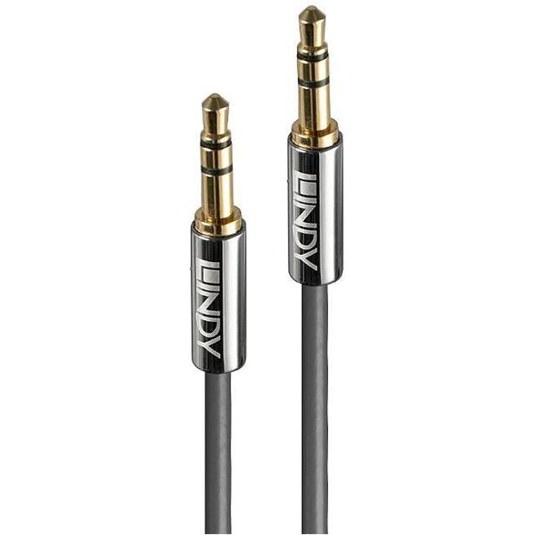 Kabel Lindy Jack 3.5mm - Jack 3.5mm 3m srebrny (35323)