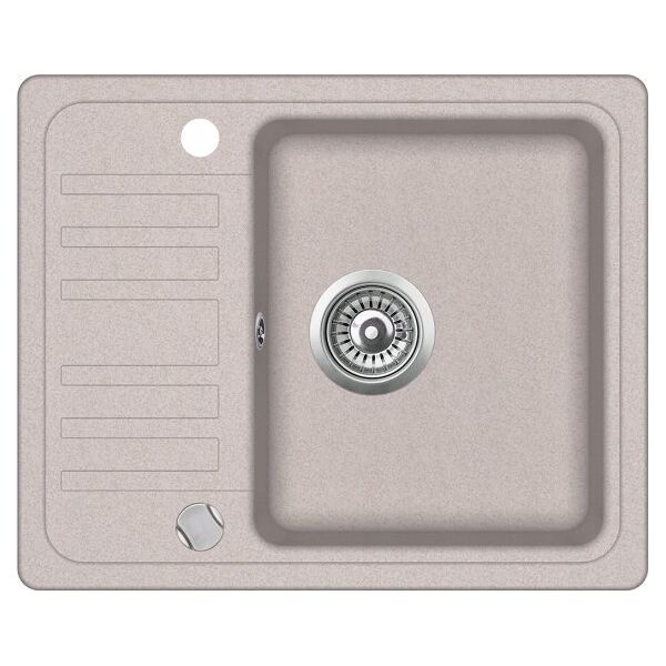 Zlewozmywak Aquasanita Dirbtinio granito virtuvinė plautuvė Aquasanita Notus SQ102, 110 Beige