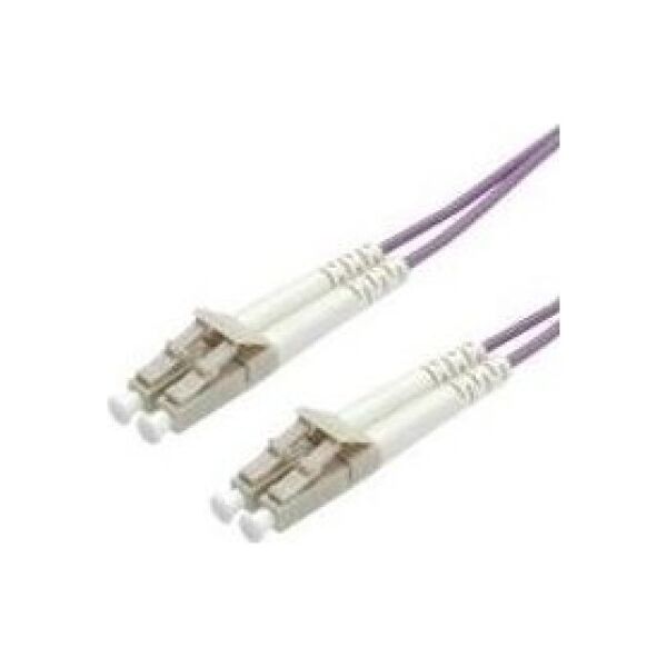 Roline ROLINE LWL- Cable 50/125µm OM4, LC/LC, violet 0,5m (21.15.8750)