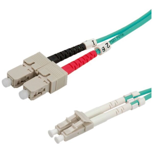 Roline ROLINE LWL- Cable 50/125µm OM3, LC/SC, turquoise 0,5m (21.15.8710)