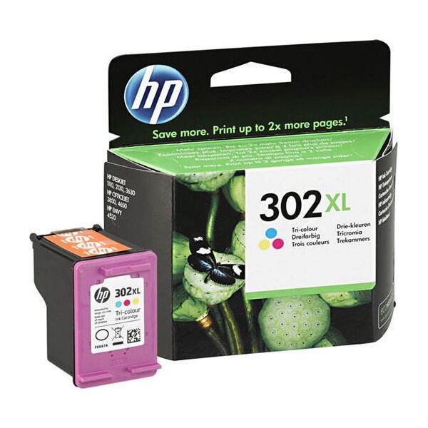 Tusz HP Tusz 302XL High Yield CMY (F6U67AE)