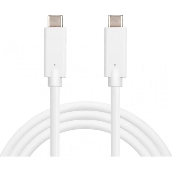 Kabel USB Sandberg USB-C - USB-C 1 m Biały (136-22)
