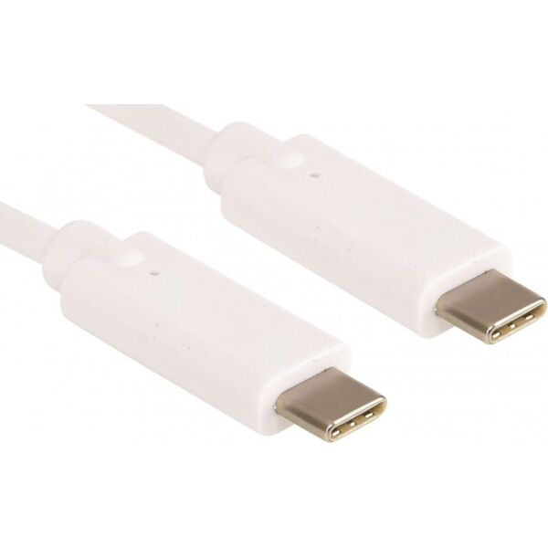 Kabel USB Sandberg USB-C - USB-C 1 m Biały (136-22)