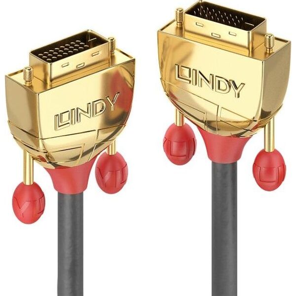 Kabel Lindy DVI-D - DVI-D 3m czarny (JAB-3884330)