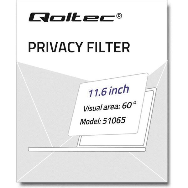 Filtr Qoltec Qoltec Filtr prywatyzujący RODO do MacBook Air | 11.6'' | 16:10