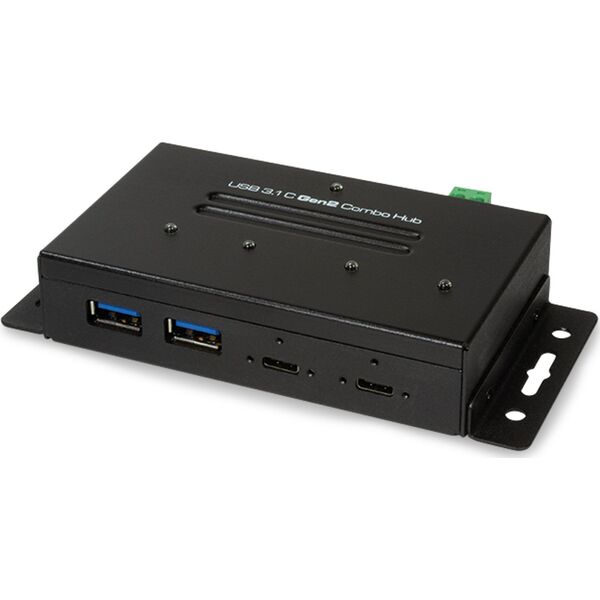HUB USB LogiLink 2x USB-C  + 2x USB-A 3.2 Gen2 (UA0316)