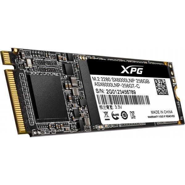 Dysk SSD ADATA XPG SX6000 Lite 256GB M.2 2280 PCI-E x4 Gen3 NVMe (ASX6000LNP-256GT-C)