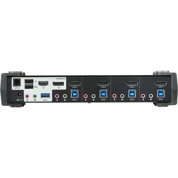 Przełącznik Aten ATEN PRZEŁĄCZNIK KVM CS1924M 4-PORT DISPLAYPORT 4K USB 3.0 MST HUB (CS1924M-AT-G) - KVVATEPRZ0030