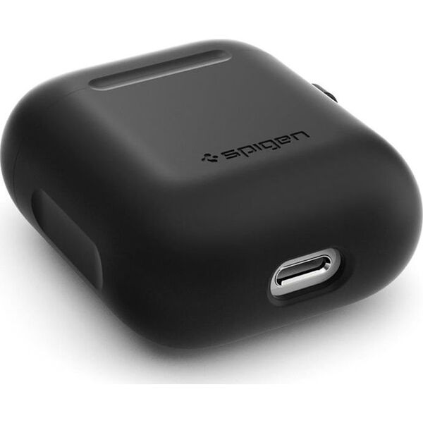 Spigen Etui ochronne Silicone Fit for AirPods 1/2 czarne