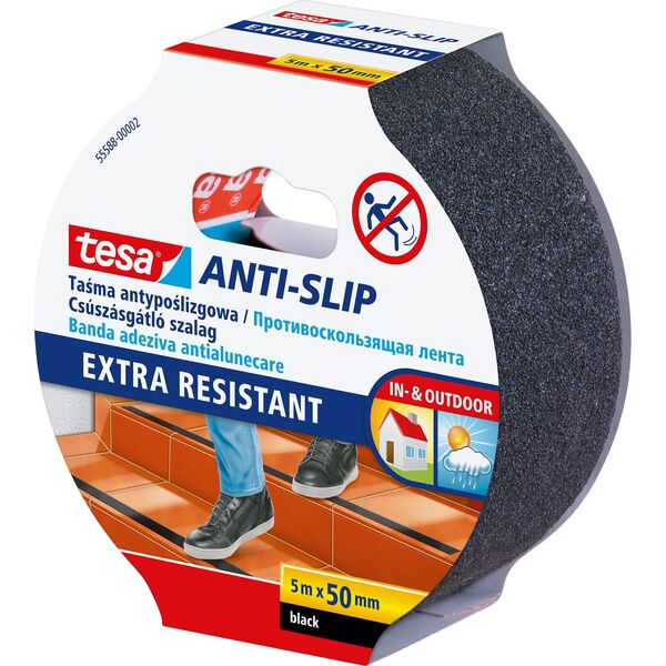 Tesa antypoślizgowa taśma dwustronna czarna 5m x 50mm (18357960)