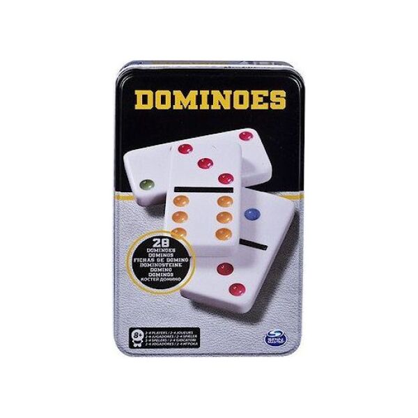 Cardinal Games CARDINAL GAMES žaidimas Domino, metalinėje dėžutėje, 6033156