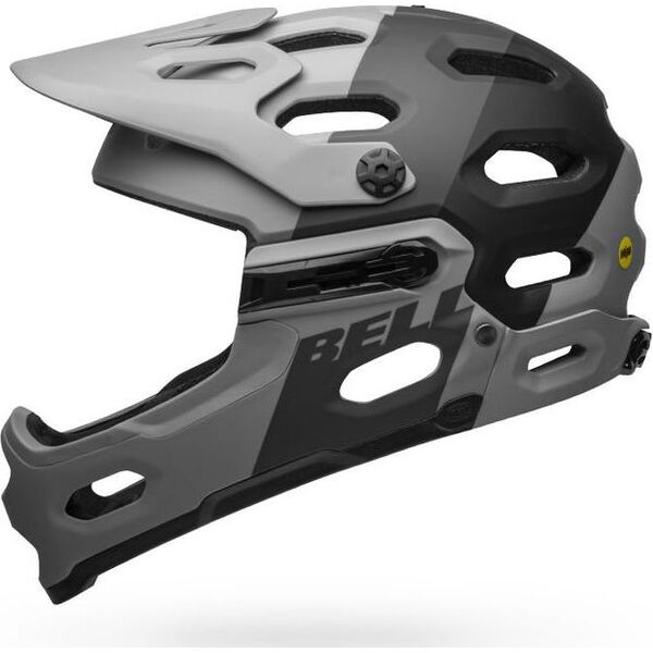 Bell Kask full face Super 3R MIPS downdraft matte gray gunmetal roz. S (52–56 cm) (BEL-7101506)