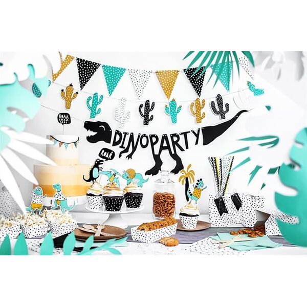 Party Deco Wstążka plastikowa metalizowana turkusowa, 5 mm uniwersalny