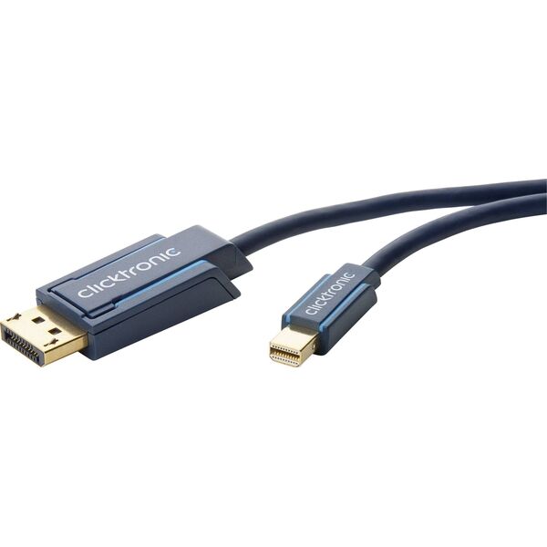Kabel Clicktronic DisplayPort Mini - DisplayPort 1m niebieski (RB70737)