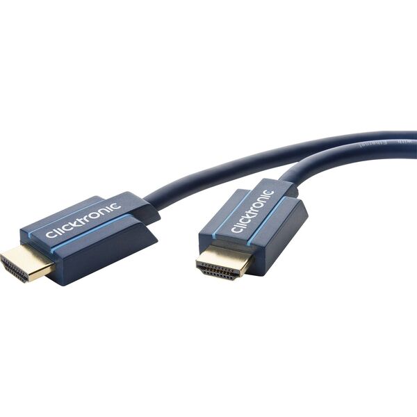 Kabel Clicktronic HDMI - HDMI 3m niebieski (70304)