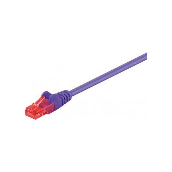 Goobay Goobay CAT 6 Patch Cable U/UTP Violet 1m
